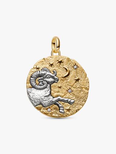 Charm Medallón Grande signo del zodíaco Aries
