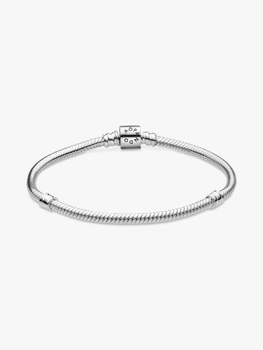 Brazalete cadena de serpiente con broche de barril