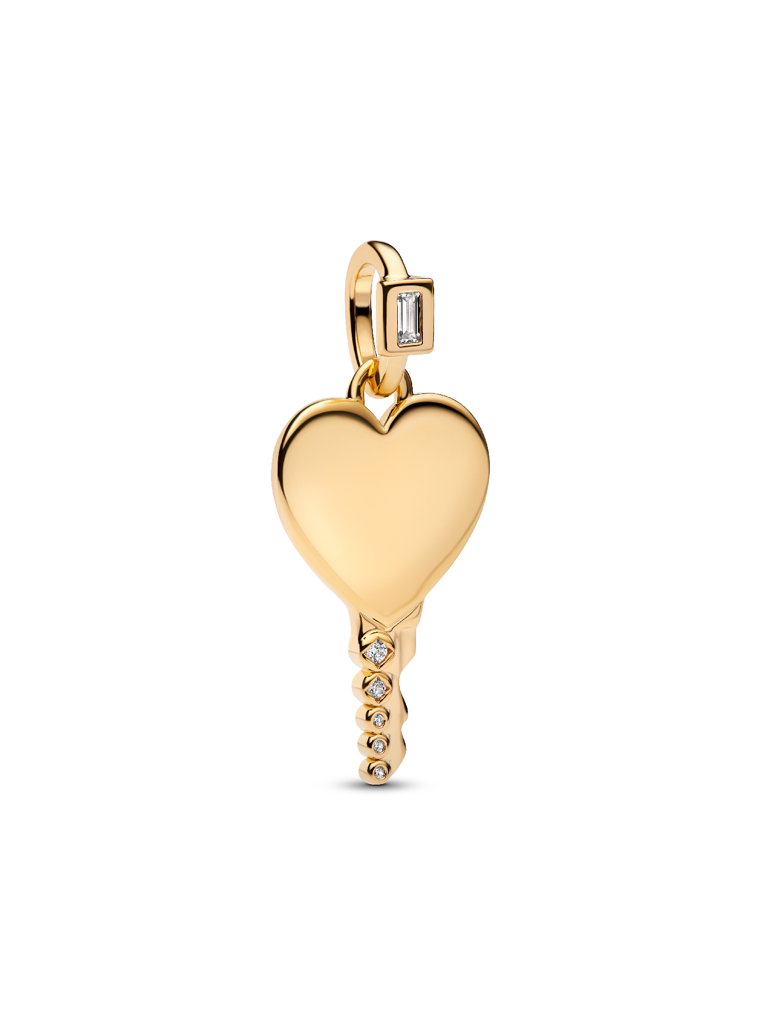 Colgante llave de Corazón Grabable