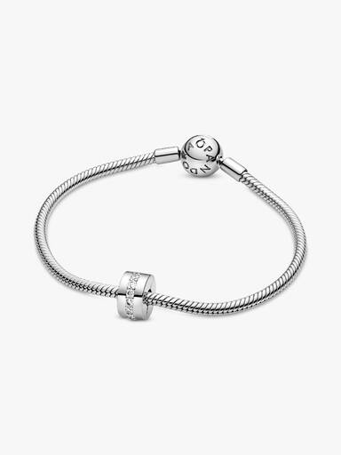 Charm Sujetador transparente Hilera Centelleante