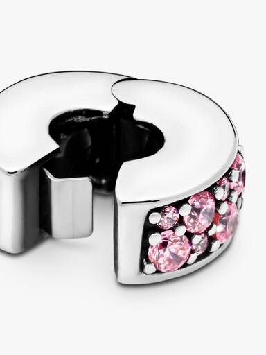 Charm Sujetador de pavé rosa