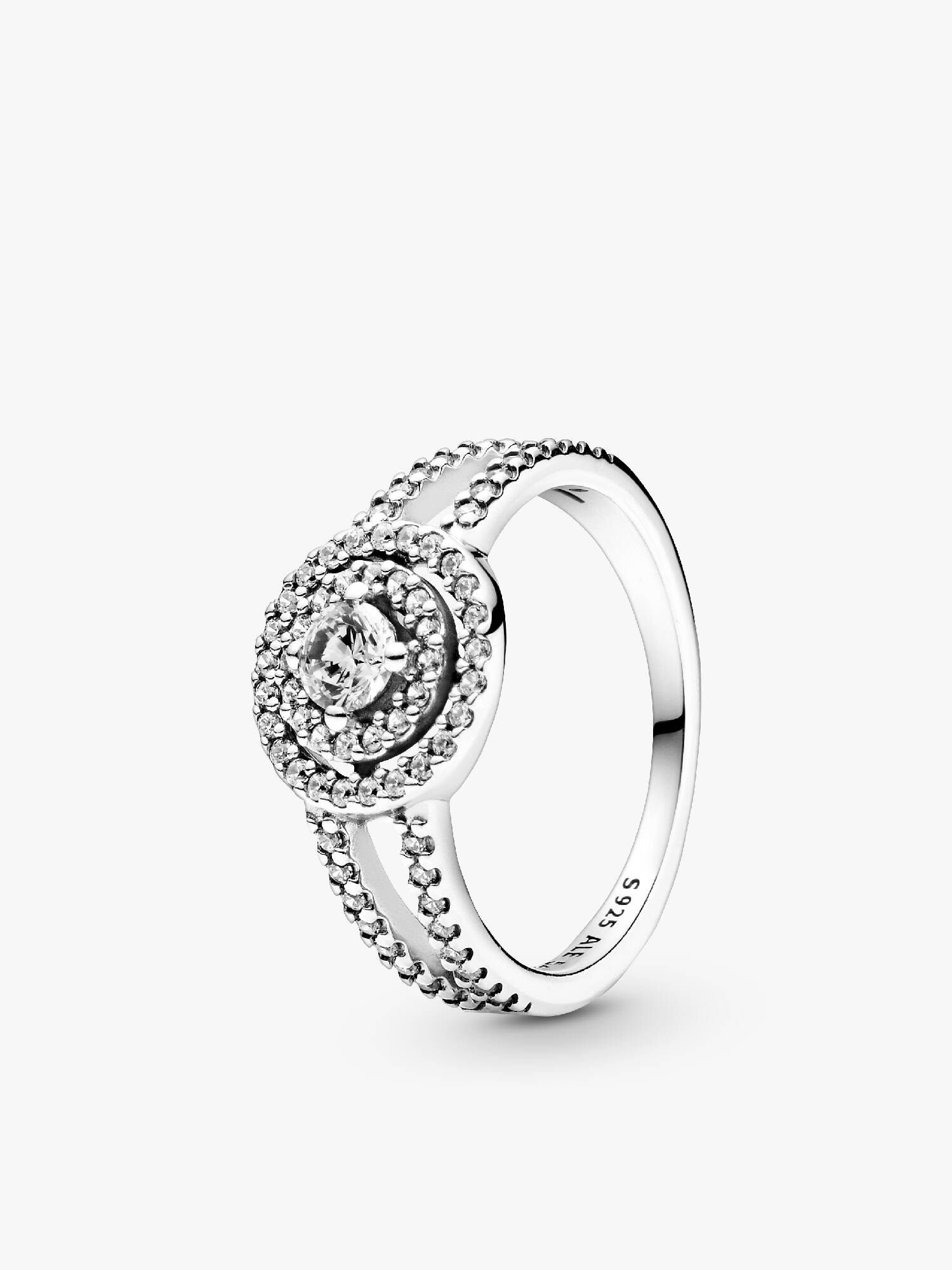 Anillo Halo Doble Resplandeciente 48