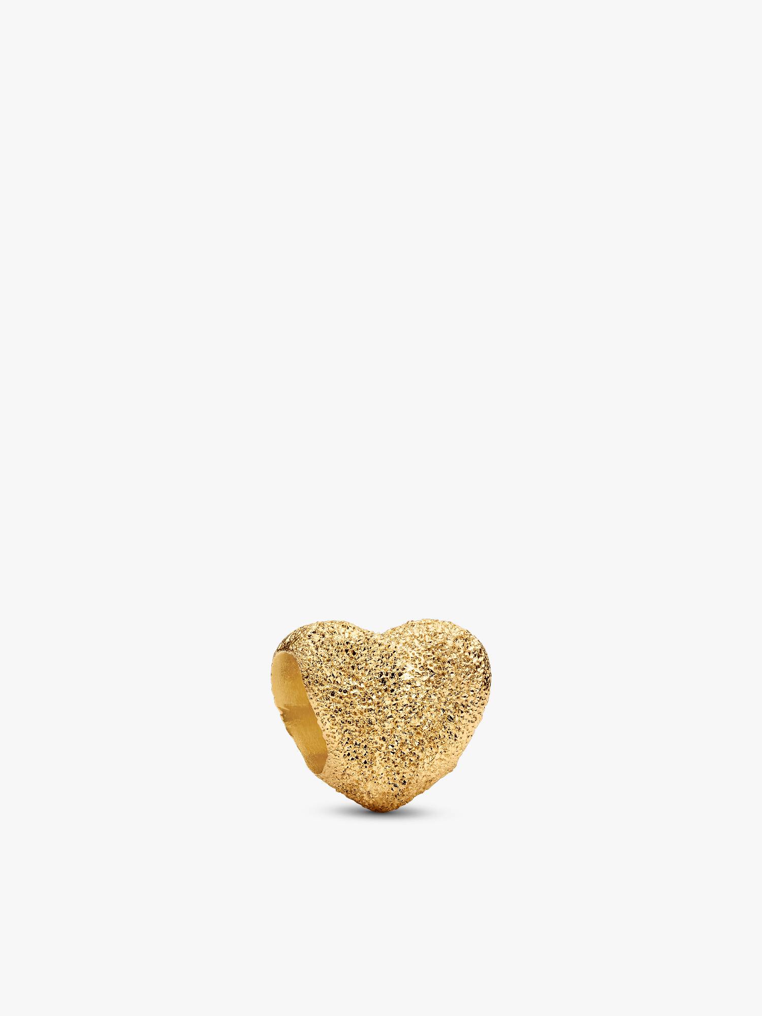 Mini Charm Corazón Texturizado