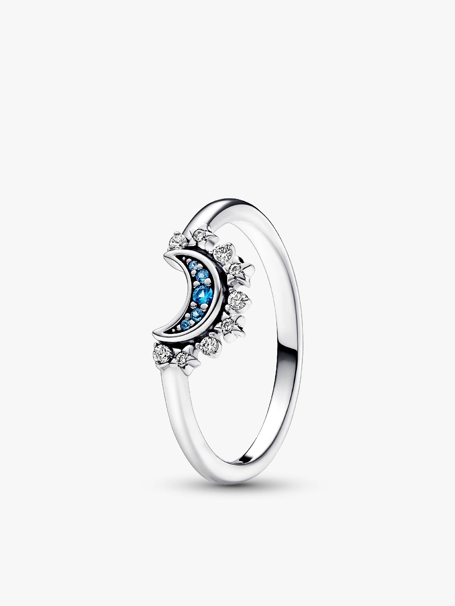 Anillo Luna Celestial Azul