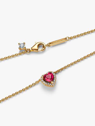 Collar corazón elevado