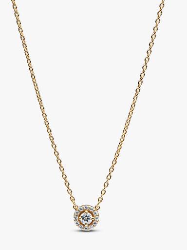 Collar Halo Redondo en Pavé