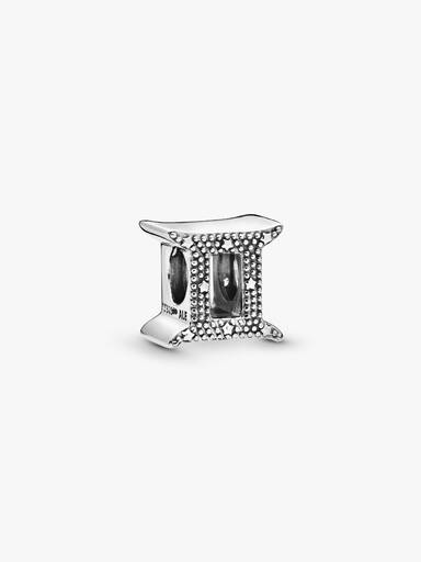 Charm del zodíaco Géminis resplandeciente