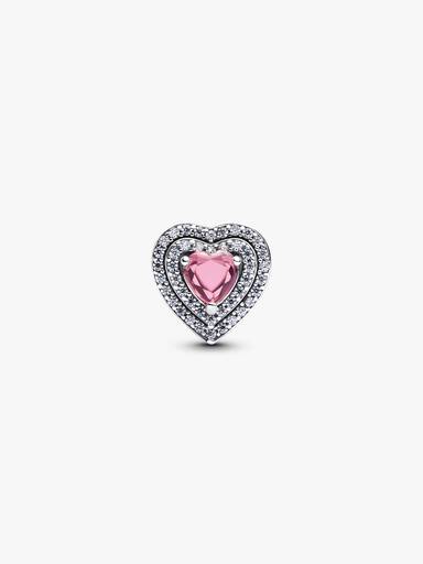 Charm Corazón Nivelado Brillante