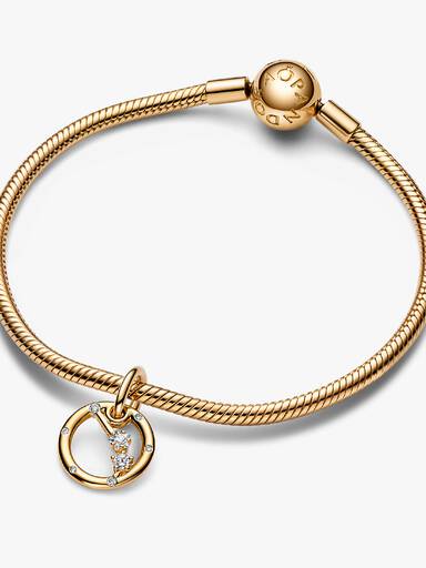 Charm Colgante Zodiaco Aries Bañado en Oro de 14k