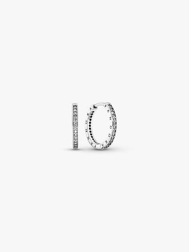 Aros tipo argolla con logo Brillo esplendoroso