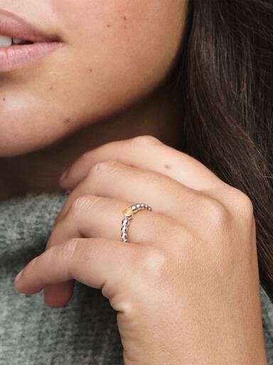 Anillo de Cuentas Miel