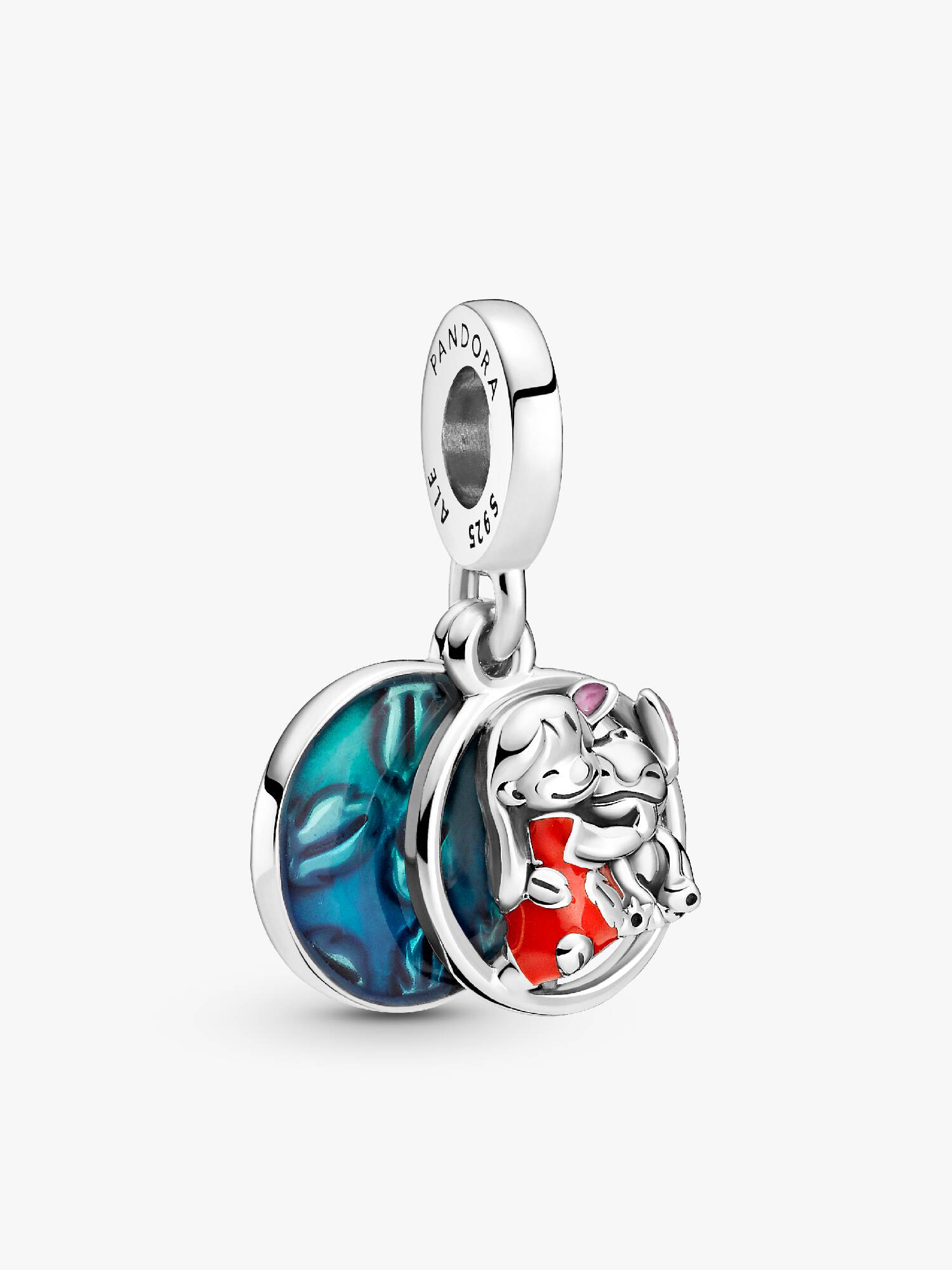 Charm Colgante Familia Lilo Y Stitch De Disney Talla única