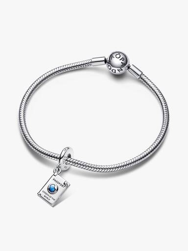 Charm Colgante Pasaporte Azul