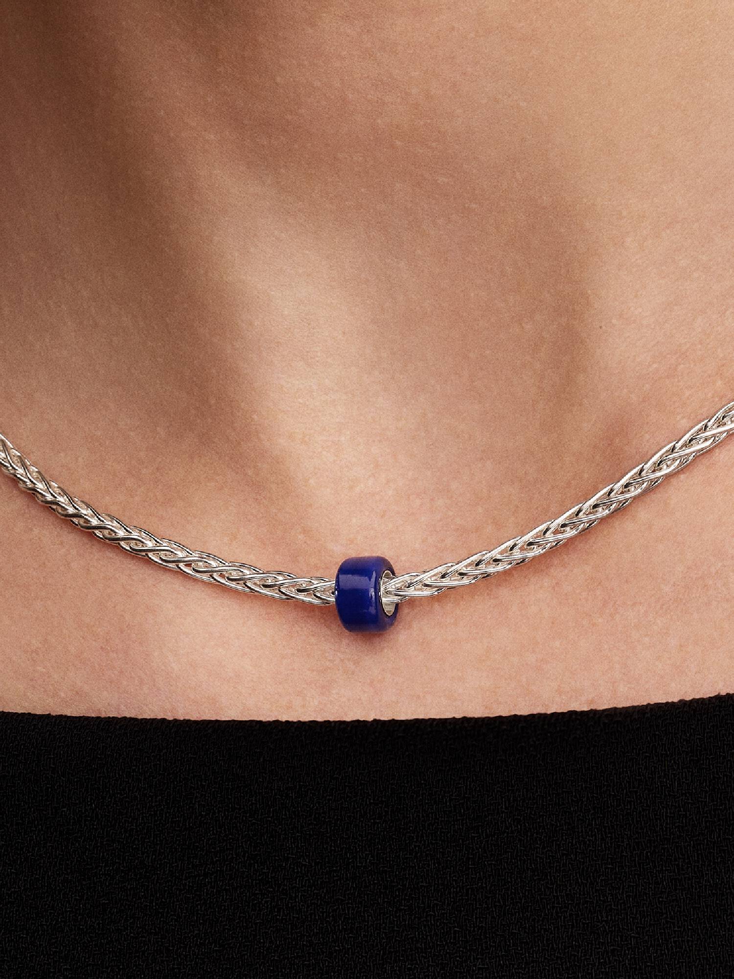Mini Charm Cristal de Murano Azul