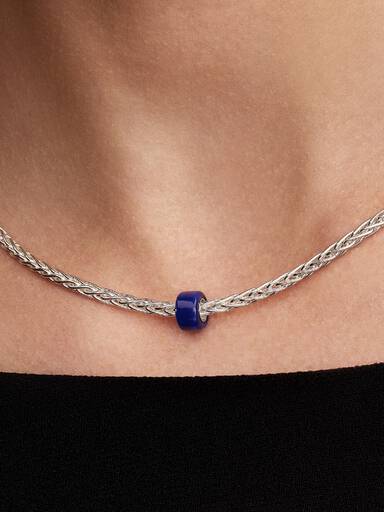 Mini Charm Cristal de Murano Azul