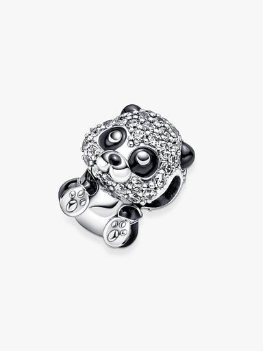 Charm Panda Tierno Reluciente Talla única