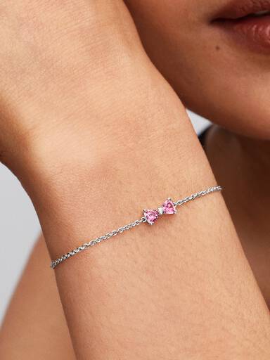 Brazalete de cadena de moño