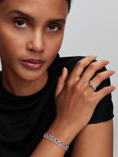 Anillo Hoja Brillante