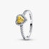 Anillo Corazón Elevado Brillante Anillo Corazón Elevado Brillante