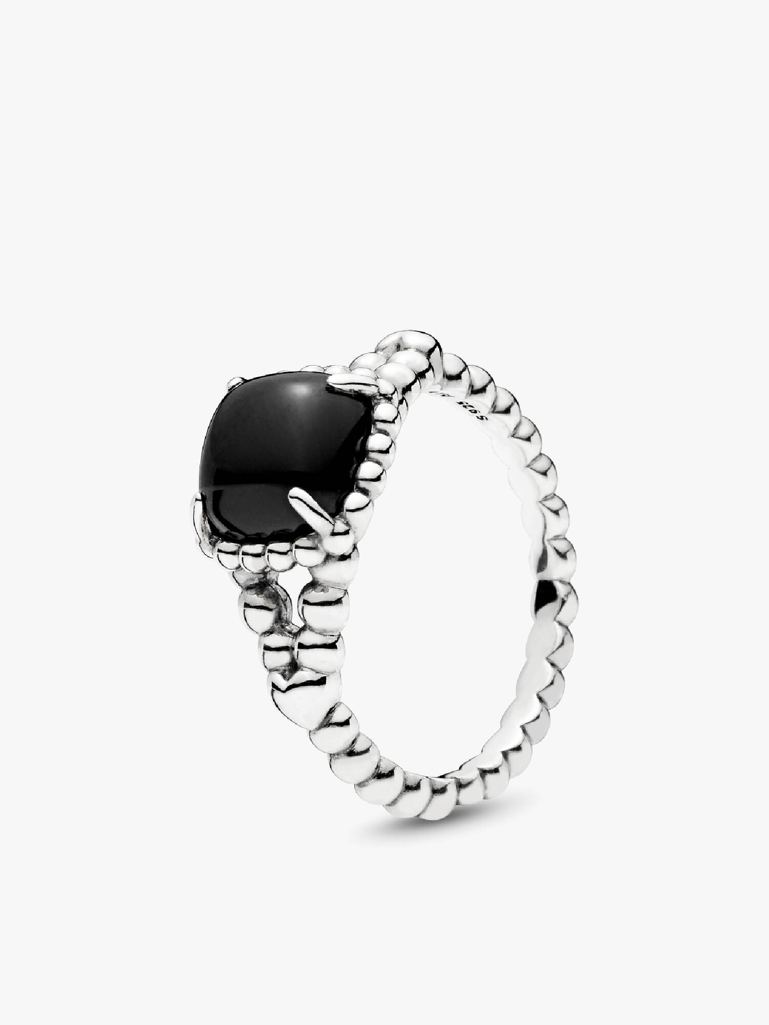 Anillo Espíritu Vibrante, Cristal Negro