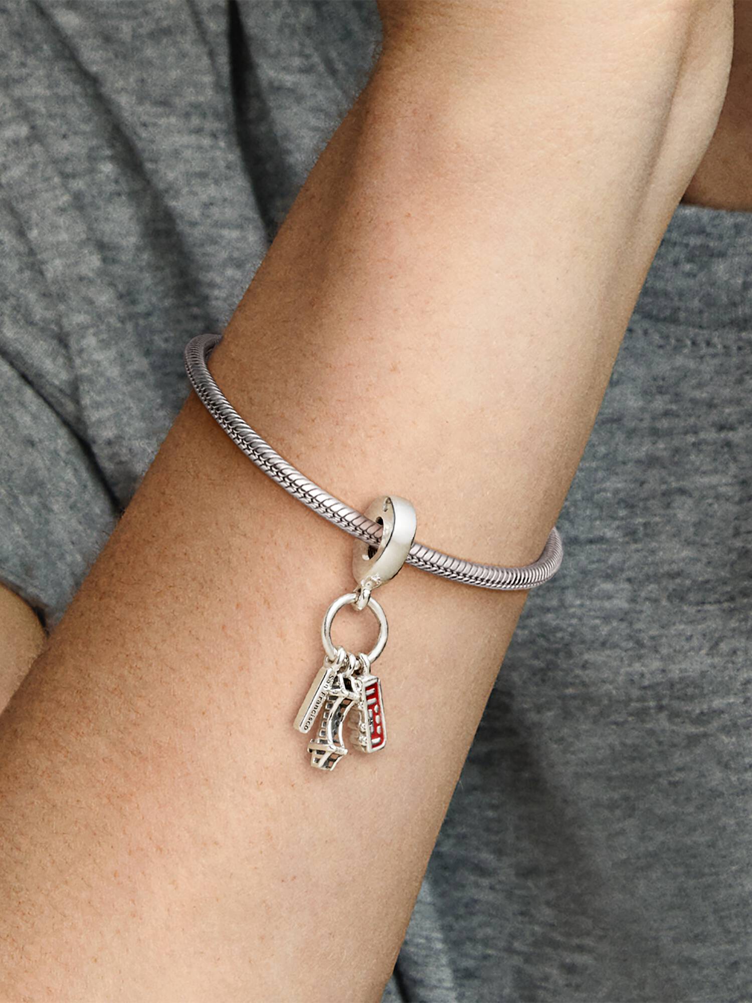 Charm Colgante PANDORA Con Símbolos De San Francisco Talla única