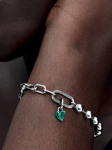 Charm Mini Colgante Pandora ME Chakra Corazón Verde