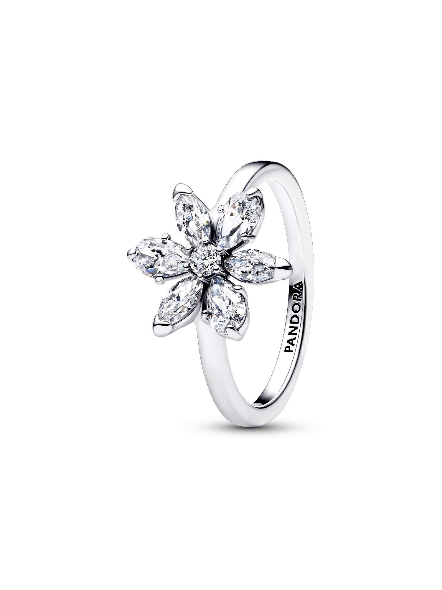 Anillo flor Cóctel Herbario Brillante