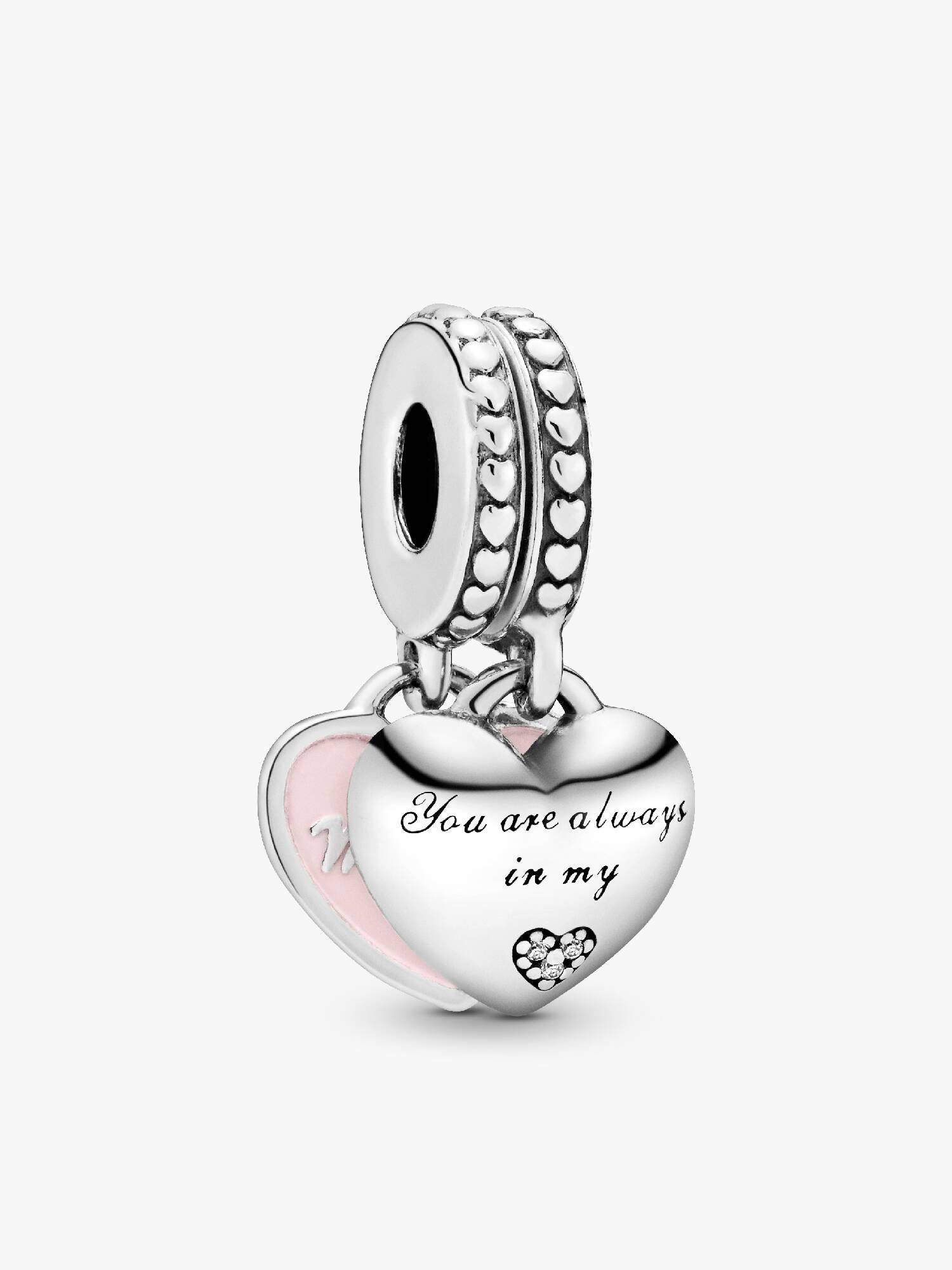 Charm Colgante Corazones De Madre E Hija