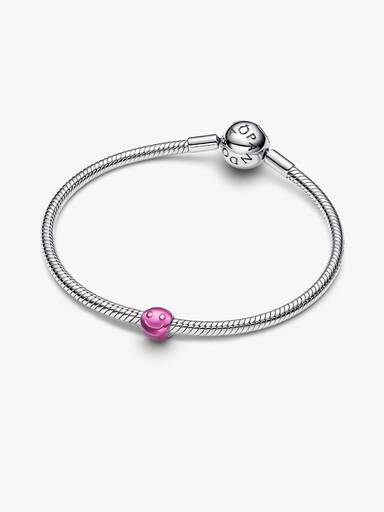 Mini Charm Carita feliz Rosa