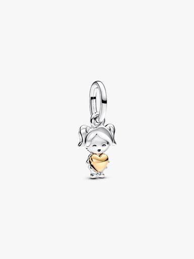 Charm Colgante Chica Feliz