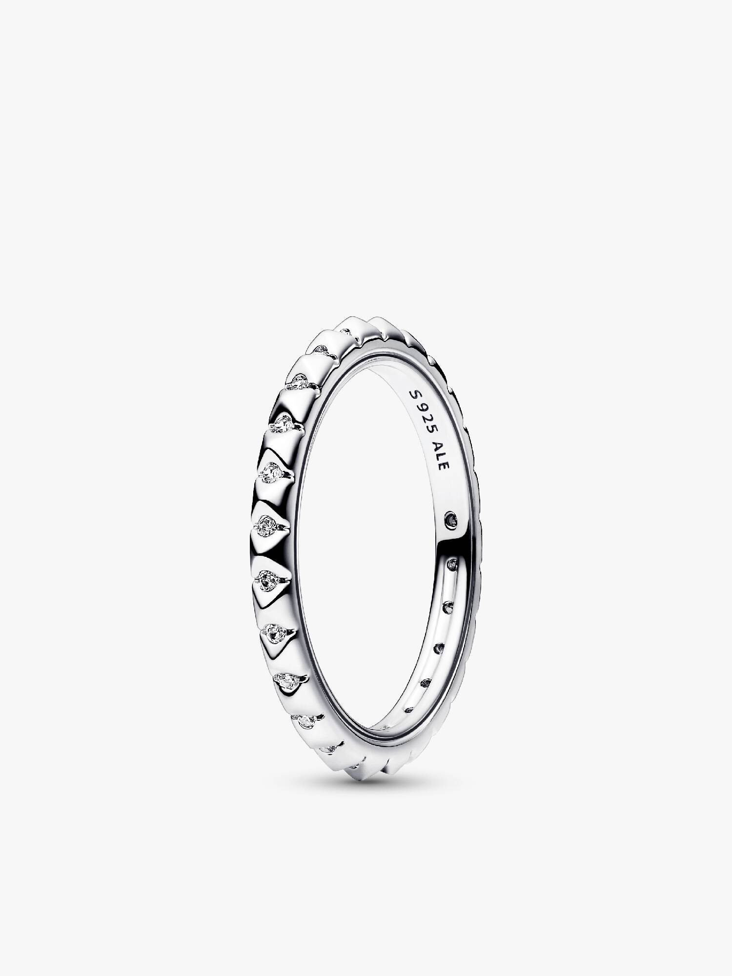 Anillo Pirámides con Bañado en Oro Rosa 14k Pandora Me