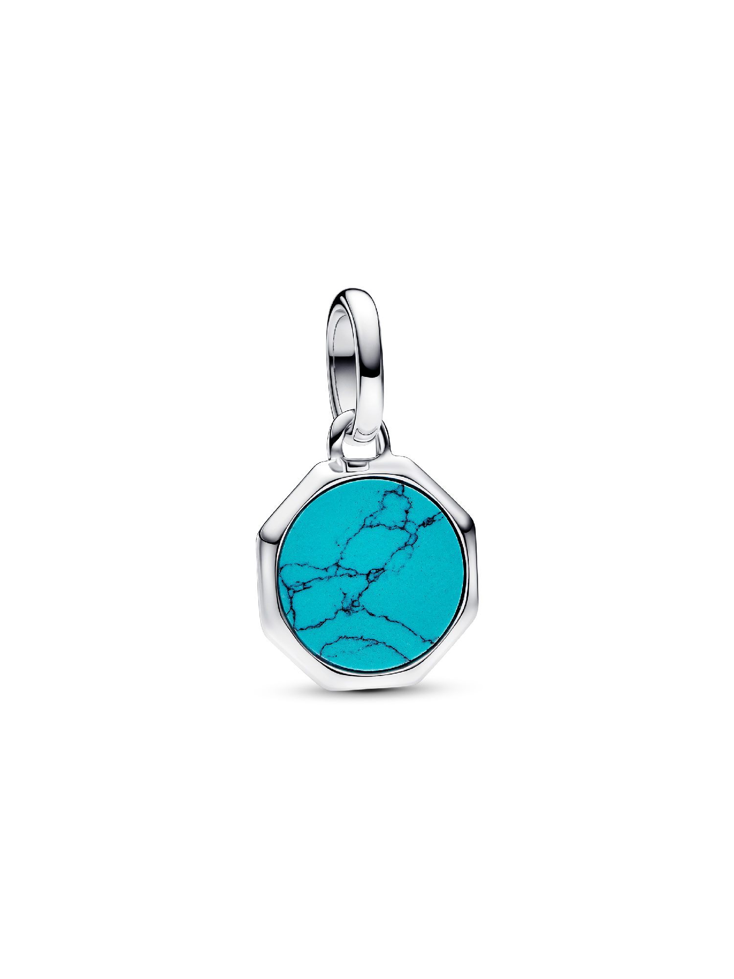 Charm Mini Medallón Grabable Pandora ME Turquesa Talla única