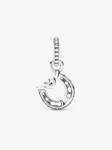 Charm colgante de herradura de buena suerte