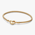 Pulsera Cadena con Tachuelas Pandora Moments Bañado en Oro de 14k Pulsera Cadena con Tachuelas Pandora Moments Bañado en Oro de 14k