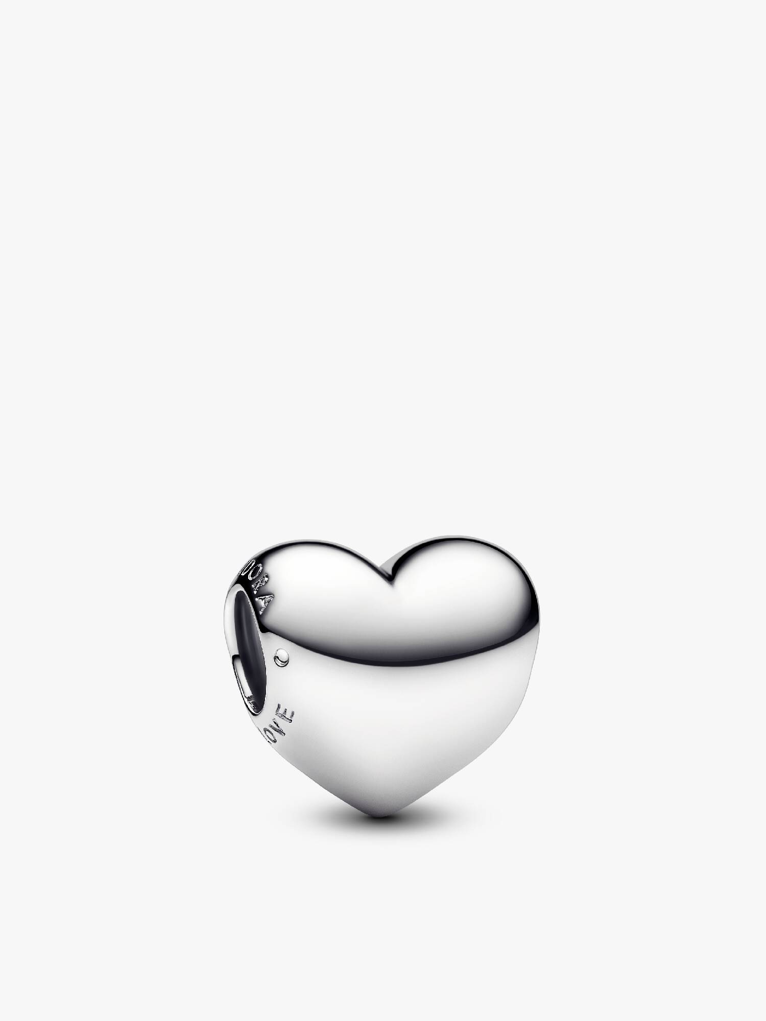 Charm Grabable Corazón Be Love Plateado