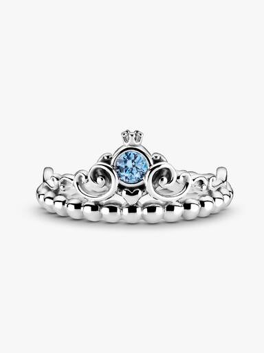 Anillo Tiara azul de Cenicienta de Disney