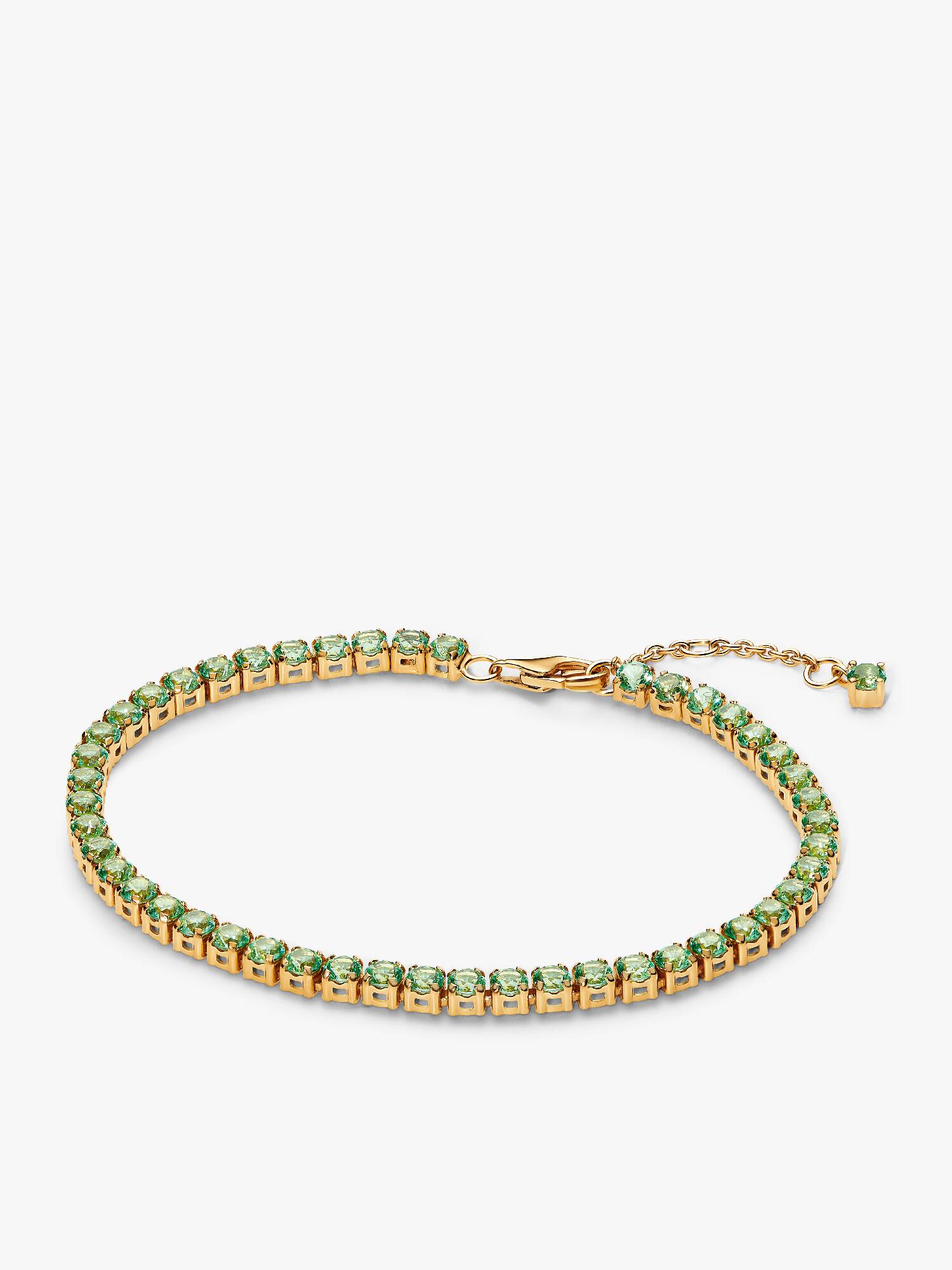 Brazalete de tenis verde brillante