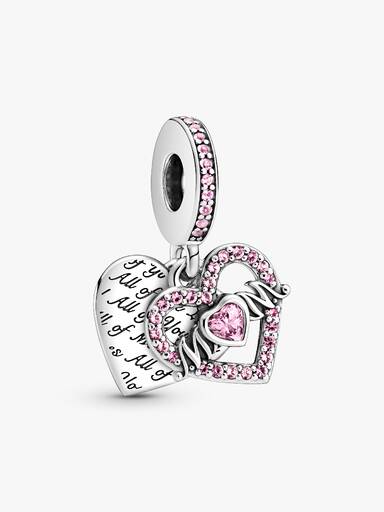 Charm Colgante Corazón Y Mamá