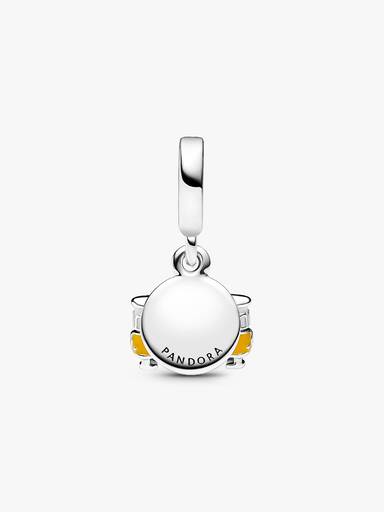 Charm Colgante Doble Grabable Tranvía Lisboa Talla única