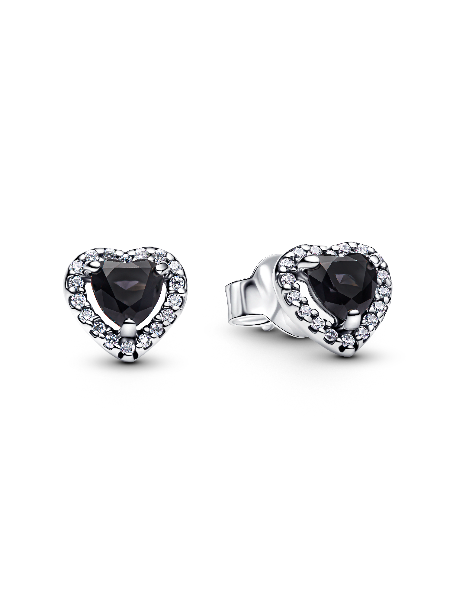 Aros de botón Corazón elevado