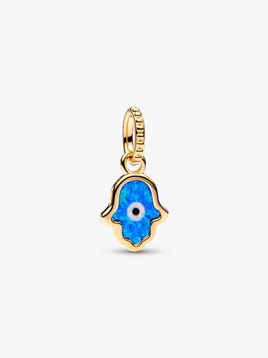 Charm Colgante Hamsa Azul