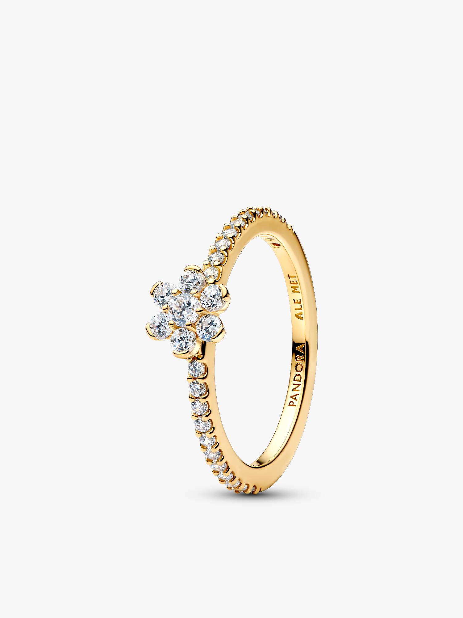 Anillo Hoja Brillante