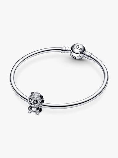 Charm Panda Tierno Reluciente Talla única