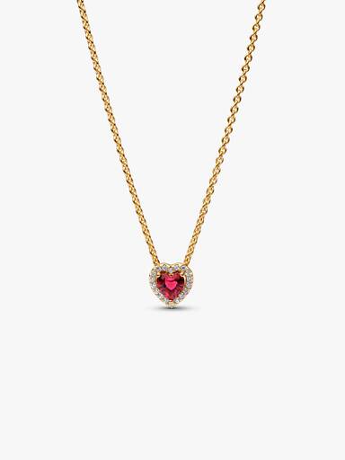 Collar corazón elevado