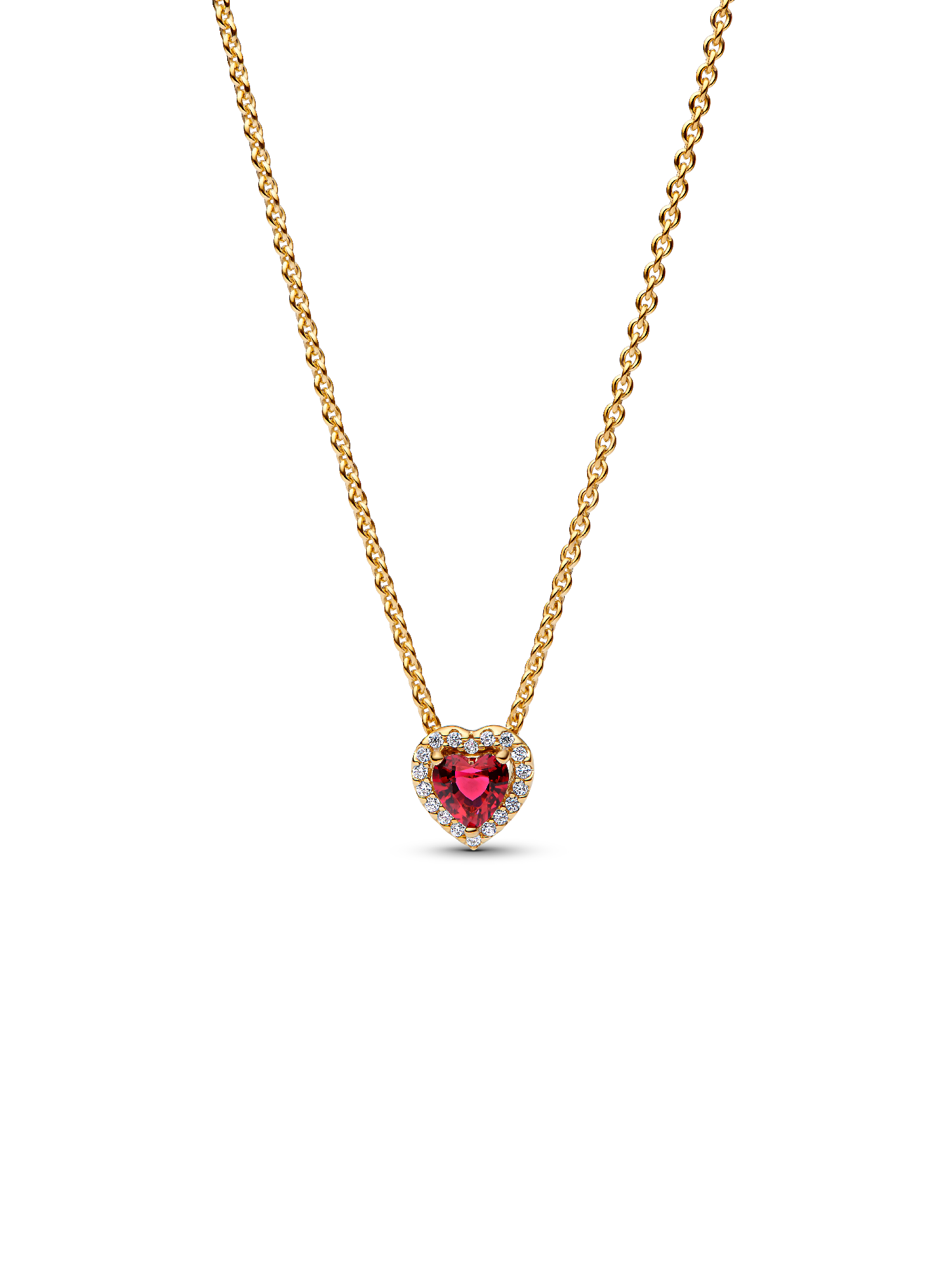 Collar corazón elevado