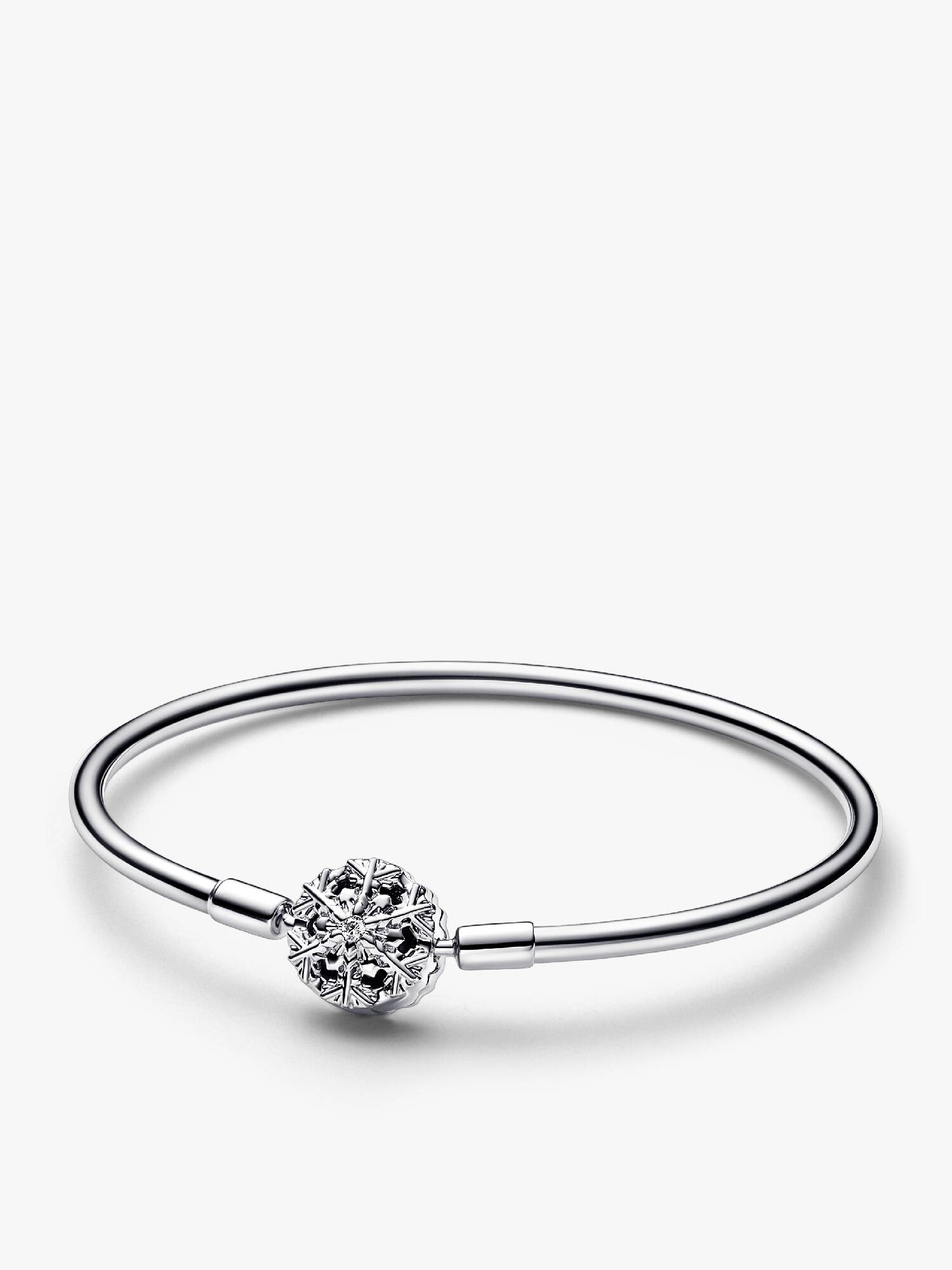 Brazalete con Cierre Copo de Nieve Brillante Pandora Moments