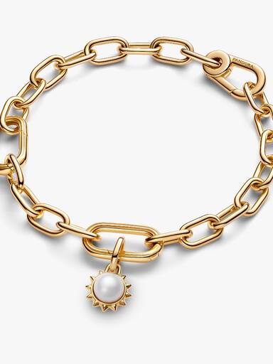 Charm Mini Colgante Sol Perla Cultivada de Agua Dulce Pandora ME