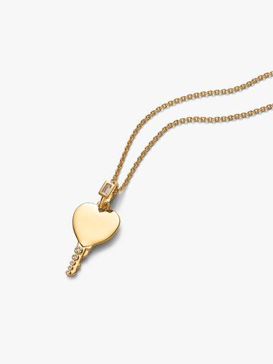 Colgante llave de Corazón Grabable