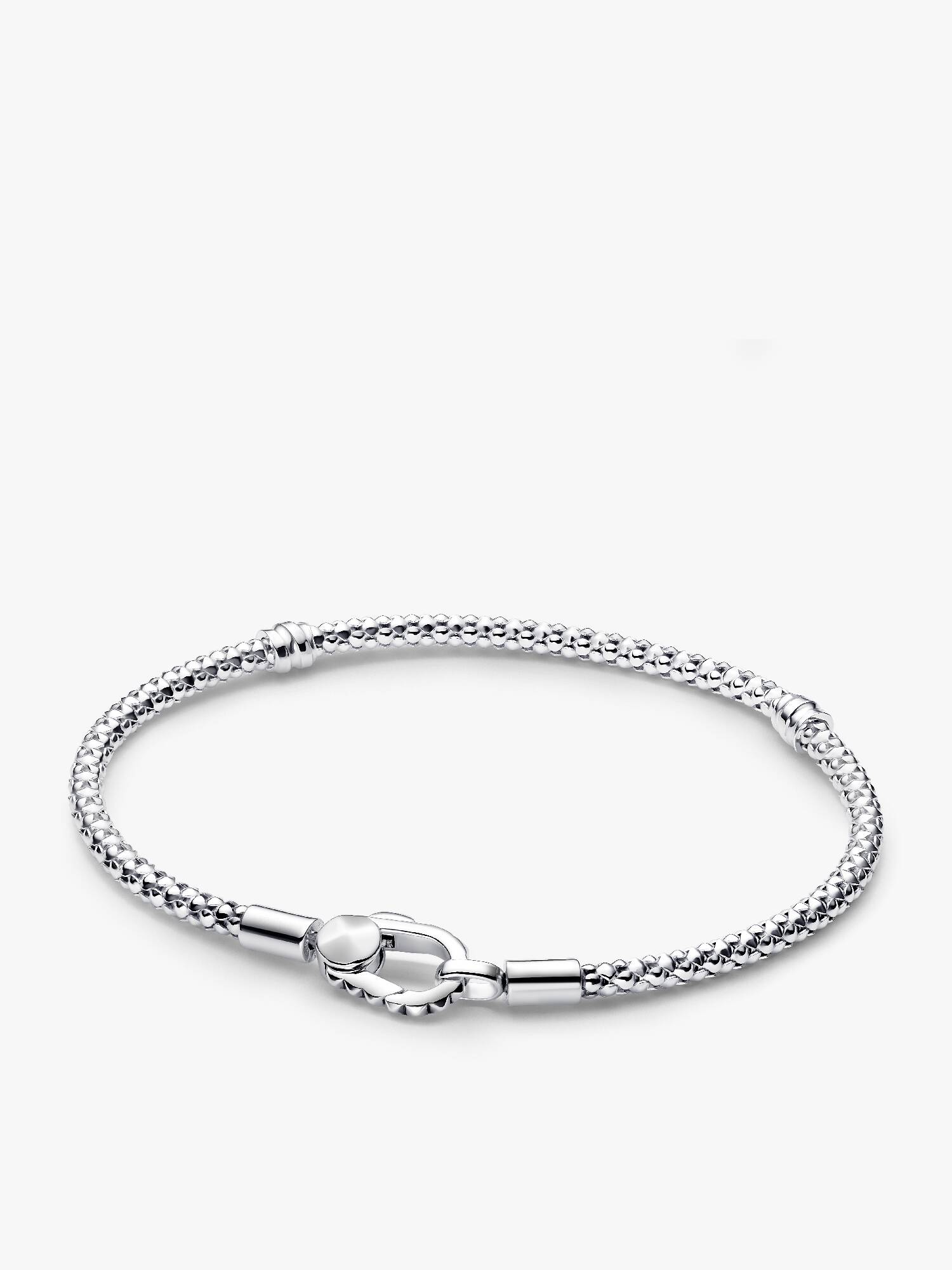 Brazalete Pandora Moments Cadena y Cierre con Tachuelas 16 cm