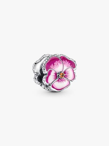 Charm Pensamiento Rosa
